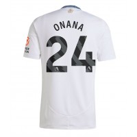 Aston Villa Amadou Onana #24 Replica Away Shirt 2024-25 Short Sleeve